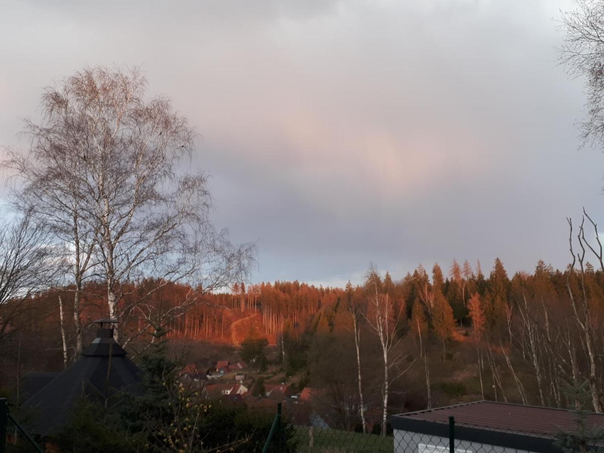 Behagliches Ferienhaus Zaunkoenig -Mit Kamin Und Sauna Tanne Kültér fotó